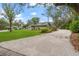 Long driveway leading to a single story home at 4606 Ridgecliff Dr, Brandon, FL 33511