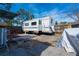 Large backyard with travel trailer and space for recreation at 5481 65Th N Ave, Pinellas Park, FL 33781