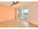 Bedroom with water views and sliding glass doors at 700 Island Way # 504, Clearwater, FL 33767