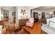 Cozy living room featuring hardwood floors and comfortable seating at 7312 7Th Nw Ave, Bradenton, FL 34209