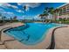 Sparkling community pool with waterfront views at 100 Oakmont Ln # 602, Belleair, FL 33756