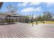 Large backyard deck with gazebo, firepit and shed at 10228 Oslin St, Tampa, FL 33615