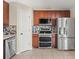 Modern kitchen featuring stainless steel appliances at 11013 Cranston St, Spring Hill, FL 34608