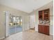 Bright kitchen, view of backyard from sliding doors at 11013 Cranston St, Spring Hill, FL 34608