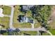 Aerial view of house, pool, and surrounding area at 11201 Lake Sassa Dr, Thonotosassa, FL 33592