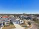 Aerial view of a house in a residential neighborhood with solar panels at 12119 Creek Preserve Dr, Riverview, FL 33579