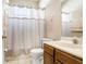 Bathroom with shower/tub combo and vanity at 2005 Wexford Green Dr, Valrico, FL 33594