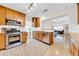 Modern kitchen with stainless steel appliances and granite at 216 21St Ne Ave, St Petersburg, FL 33704