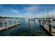 Tranquil marina with wooden docks and many boats at 216 21St Ne Ave, St Petersburg, FL 33704