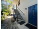 Exterior staircase leading to an apartment above the garage at 216 21St Ne Ave, St Petersburg, FL 33704