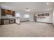 Finished basement with wet bar and mini-fridge at 2291 Bolzano Ct, Land O Lakes, FL 34639