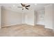 Light and airy living room with tile floors at 2648 Tanglewood Trl, Palm Harbor, FL 34685