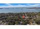 Aerial view showcasing home's waterfront neighborhood location at 2735 Park N St, St Petersburg, FL 33710