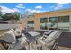 Backyard patio with seating and view of pool at 2735 Park N St, St Petersburg, FL 33710