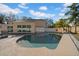 Stunning kidney-shaped pool in backyard at 2735 Park N St, St Petersburg, FL 33710