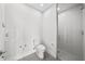 Modern bathroom with a glass shower and updated fixtures at 2910 W Barcelona St # 2102, Tampa, FL 33629