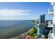 Expansive bay and city views from this high-floor condo at 2910 W Barcelona St # 2102, Tampa, FL 33629