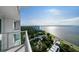 Stunning panoramic bay views from private balcony at 2910 W Barcelona St # 2102, Tampa, FL 33629