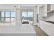 Modern kitchen featuring a large island and stainless steel appliances at 2910 W Barcelona St # 2102, Tampa, FL 33629