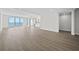 Spacious living area with hardwood floors and water views at 2910 W Barcelona St # 2102, Tampa, FL 33629