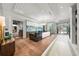 Elegant lobby with marble flooring and modern chandelier at 2910 W Barcelona St # 2102, Tampa, FL 33629