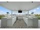 Modern outdoor kitchen with marble countertops at 2910 W Barcelona St # 2102, Tampa, FL 33629