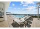 Inviting rooftop pool with plenty of lounge chairs for relaxing at 2910 W Barcelona St # 2102, Tampa, FL 33629