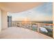 Balcony with sunset view and city skyline at 2910 W Barcelona St # Ph-2303, Tampa, FL 33629