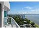 Enjoy breathtaking views from your private balcony at 2910 W Barcelona St # Ph-2303, Tampa, FL 33629