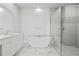 Spa-like bathroom featuring a freestanding tub and walk-in shower at 2910 W Barcelona St # Ph-2303, Tampa, FL 33629