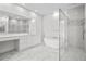 Luxurious bathroom with soaking tub, double vanity, and large shower at 2910 W Barcelona St # Ph-2303, Tampa, FL 33629