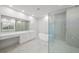 Elegant bathroom featuring a freestanding tub and walk-in shower at 2910 W Barcelona St # Ph-2303, Tampa, FL 33629