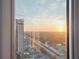 Window view overlooking cityscape and sunset at 2910 W Barcelona St # Ph-2303, Tampa, FL 33629