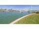 Stunning waterfront view with boats docked at the marina at 340 Pinellas Bayway S # 306, Tierra Verde, FL 33715