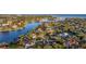 Property's aerial view shows waterfront location and neighborhood at 400 22Nd Ne Ave, St Petersburg, FL 33704