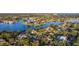 Aerial view showcasing the property's waterfront setting at 400 22Nd Ne Ave, St Petersburg, FL 33704