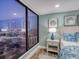 Bedroom with city views and a comfortable bed at 450 Gulfview S Blvd # 1708, Clearwater, FL 33767