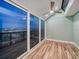 Bedroom with water views and wood floors at 450 Gulfview S Blvd # 1708, Clearwater, FL 33767