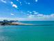 Expansive ocean view from a beachfront property, showcasing a sandy shore and cityscape at 450 Gulfview S Blvd # 1708, Clearwater, FL 33767