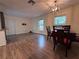 Bright dining area with wood-look floors and plenty of space at 4529 11Th S Ave, St Petersburg, FL 33711