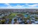 Aerial view of a neighborhood park and tennis courts at 4543 Indianapolis Ne St, St Petersburg, FL 33703