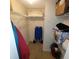 Spacious closet with wire shelving and plenty of hanging space at 4920 Locust Ne St # 203, St Petersburg, FL 33703