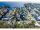 Property sits on a quiet street near the water at 6 Freshwater Dr, Palm Harbor, FL 34684