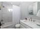 Clean bathroom with white vanity and bathtub at 6 Freshwater Dr, Palm Harbor, FL 34684