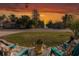 Peaceful waterfront view with sunset colors at 6 Freshwater Dr, Palm Harbor, FL 34684