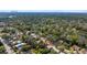 Aerial view of residential neighborhood with lush trees at 6405 Julie St, Tampa, FL 33610