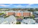 Aerial view of Crosswinds Colony Condominiums, showcasing building and surrounding area at 6960 20Th N Ave # 307, St Petersburg, FL 33710