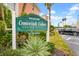 Crosswinds Colony Condominiums sign, welcoming residents and visitors at 6960 20Th N Ave # 307, St Petersburg, FL 33710