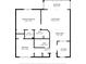 Floor plan showcasing a 2-bedroom, 2-bath home with sunroom at 6960 20Th N Ave # 307, St Petersburg, FL 33710