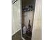 Mirrored closet with shelving and hanging rod at 8800 Bay Pines Blvd # 220, St Petersburg, FL 33709